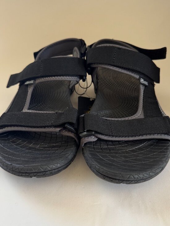 Men\'s Ecko Unltd Athletic Strappy Sandals Grey Black Size 10 US